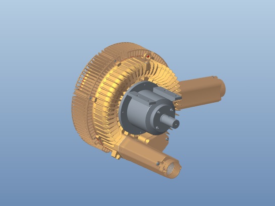 side channel blower structure