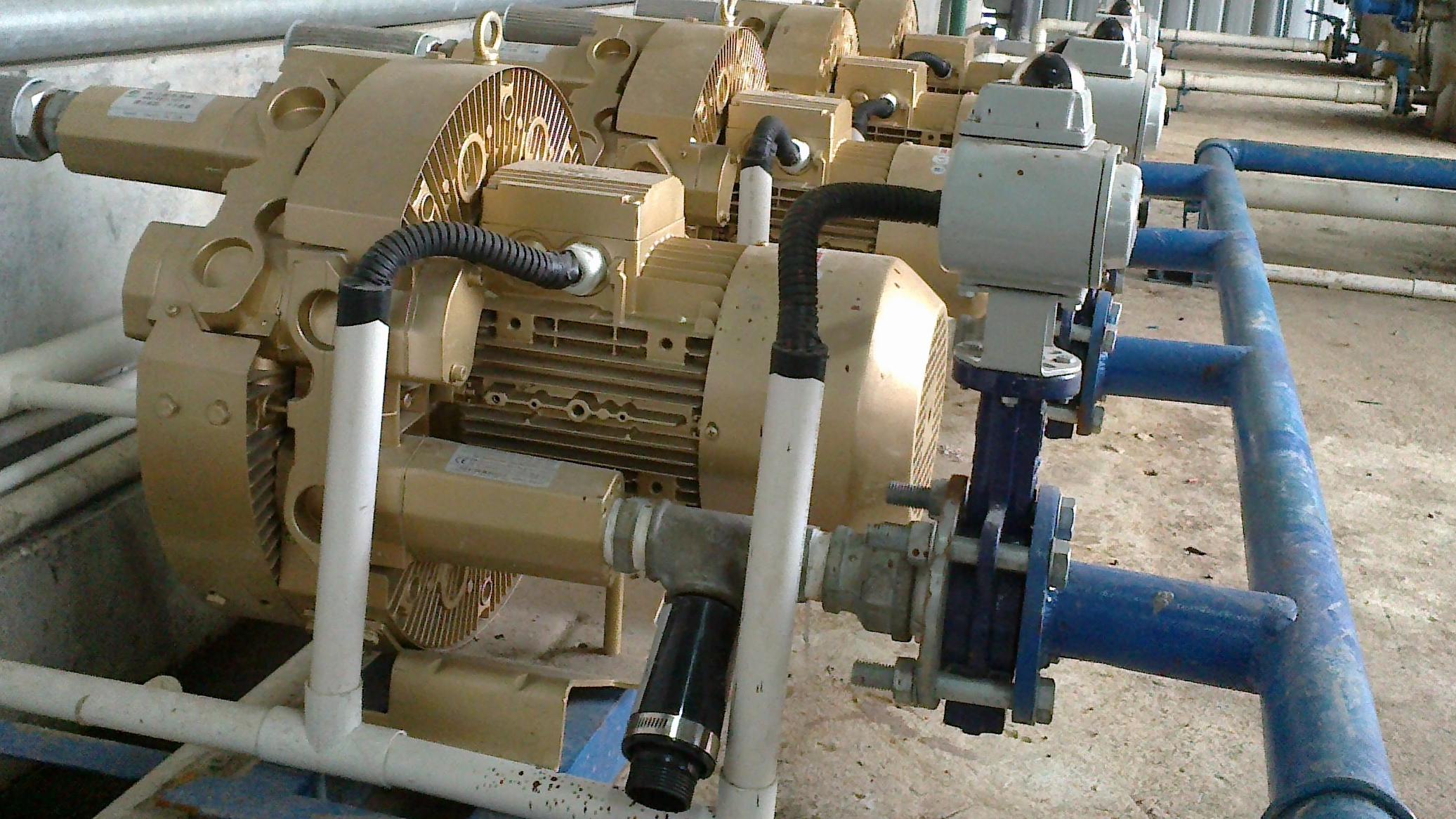Role of side channel blower in sewage treatment
